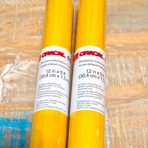 Oracal Yellow Adhesive Vinyl Roll x2